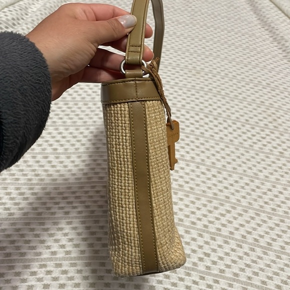 Fossil Woven with Leather Trim Bag - Picture 12 of 15